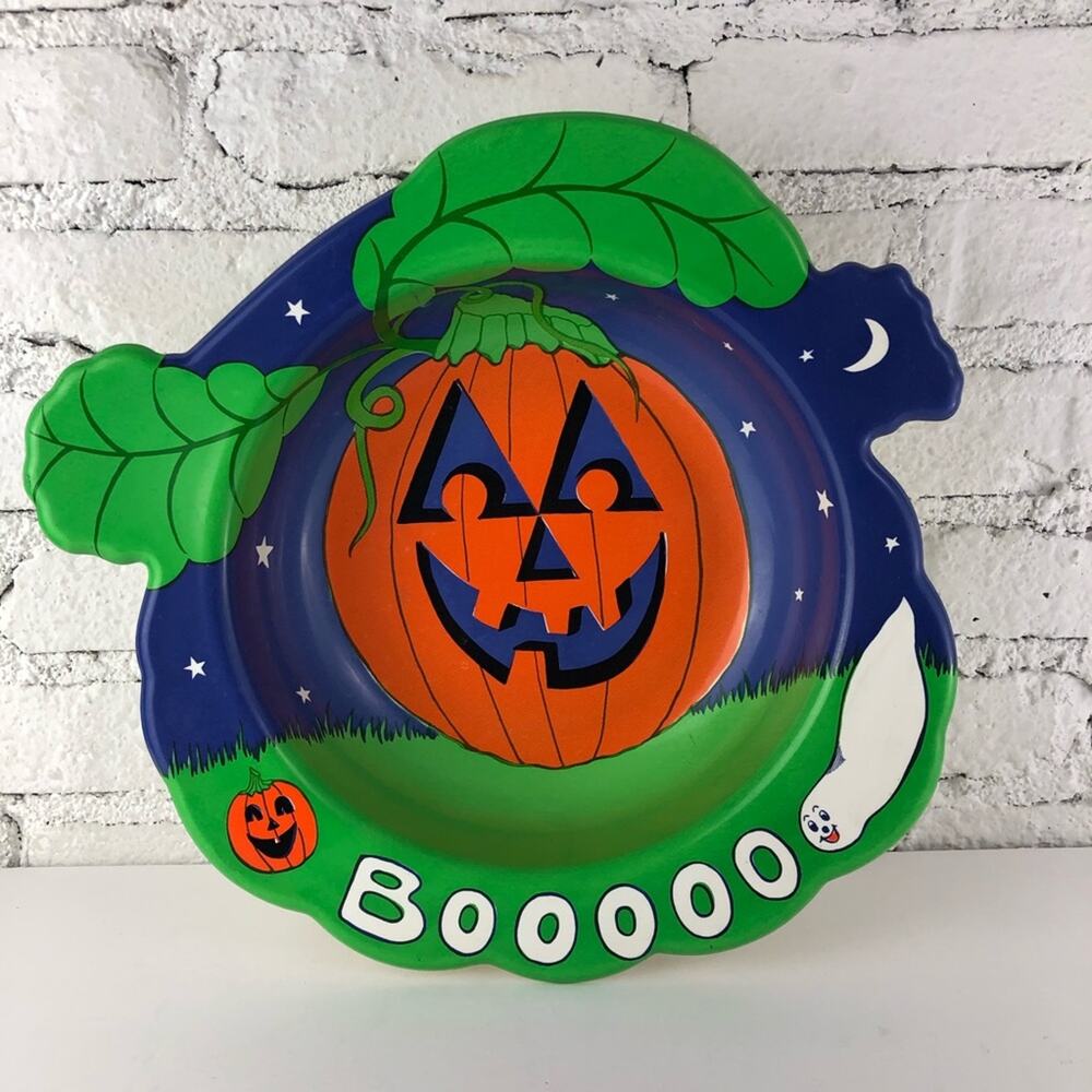 Vintage Halloween Basket Bowl